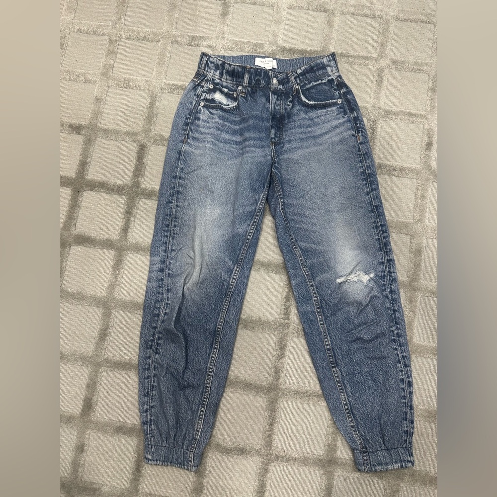 rag & bone Miramar sweatpant  Jeans in Washed Blue